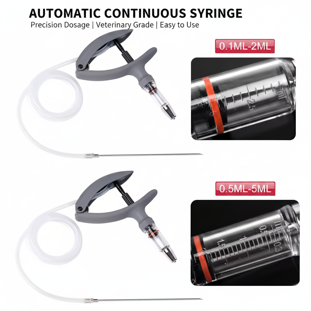 Automatic Continuous Syringe-Animal Adjustable Injector