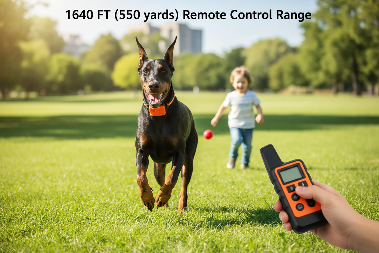 Anti Bark Dog Collar Electric Shock Vibration Sound with LED for Small Large Dogs