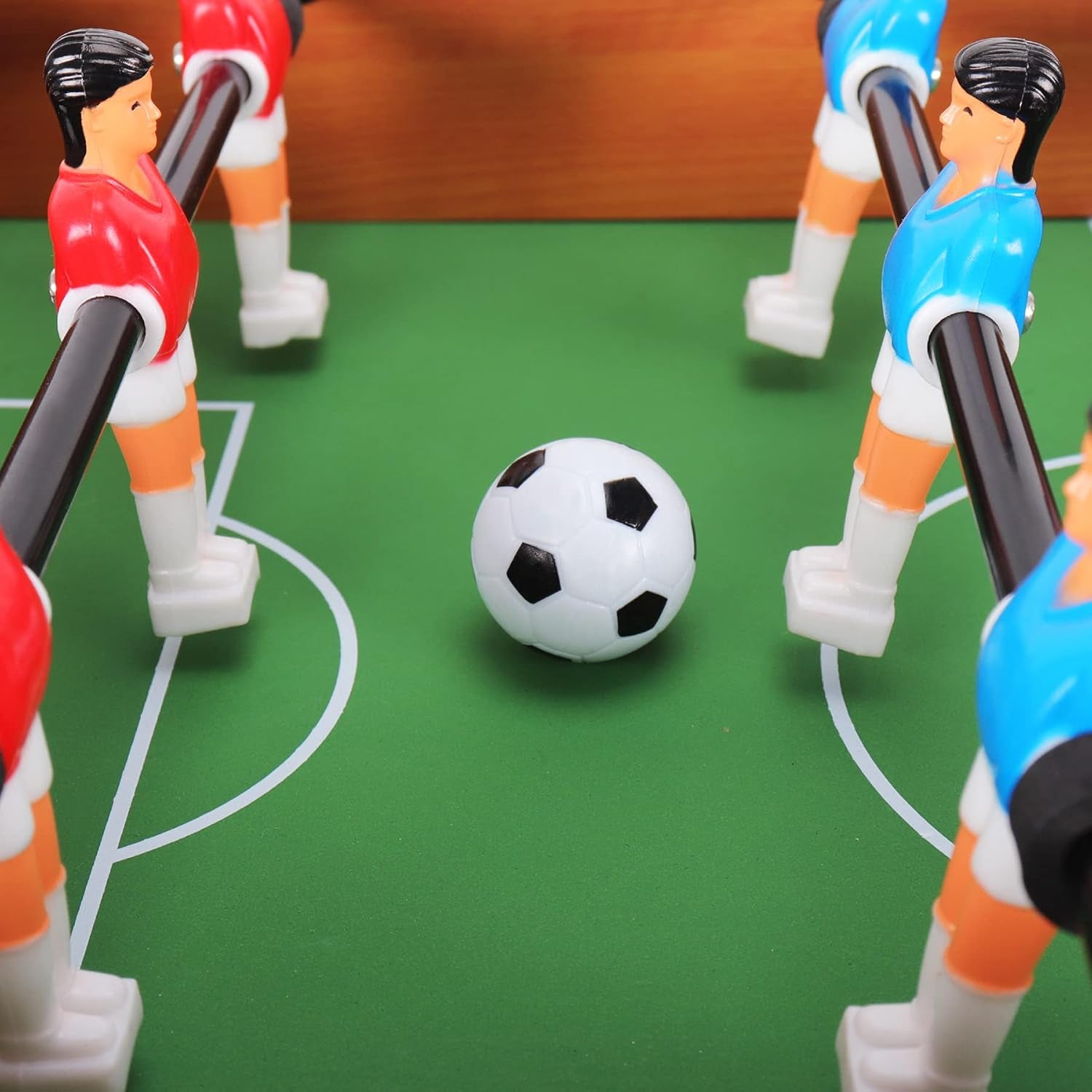 Mini Foosball Table (Upgrade) 20-Inch Foosball Table Adult Size Top Football/Soccer Game Table Easy to Store