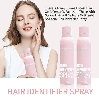 Hair Identifier Spray for Face Shaving,Skin Body Dermaplaning Spray with Razors,Moisturizing and Skin Care Set Hair Removal Kit