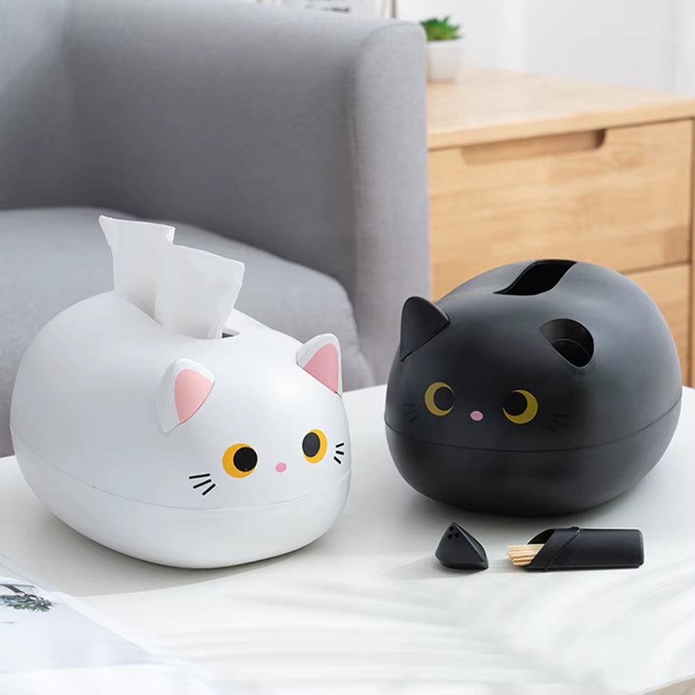 Creative Cartoon Cute Simple Multi-Functional Storage Ornaments Tissue Box Pumping Paper Box Home Dining Room Coffee Table