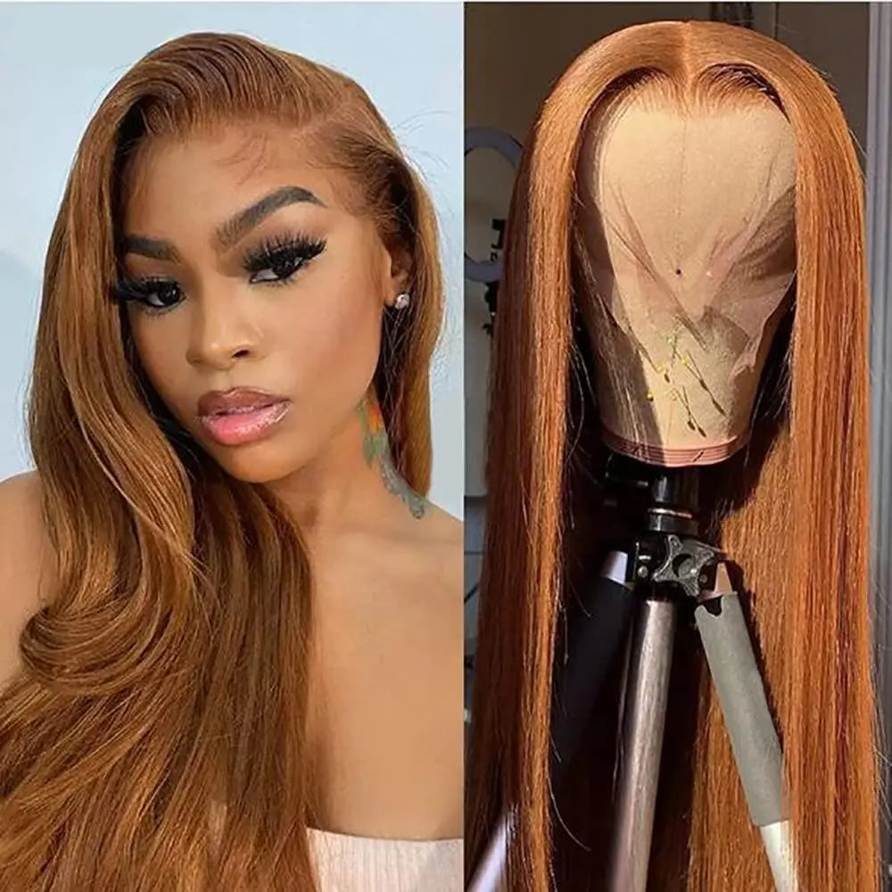 Lush Haute Synthetic Lace Front Wig 13X4 Lace Front Wigs Pre Plucked Long Straight Natural Black Wigs for Black Women 24Inch Ready to Wear Wigs with Baby Hair