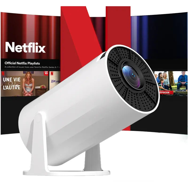 XBJ Diamond Projector 24/5G Wifi 360 Degree HD LED Multifunctional Projector with Built-In Speaker for Home Cinema Outdoor Use and 4K Decoding Ideal Holiday Gift Summerwins