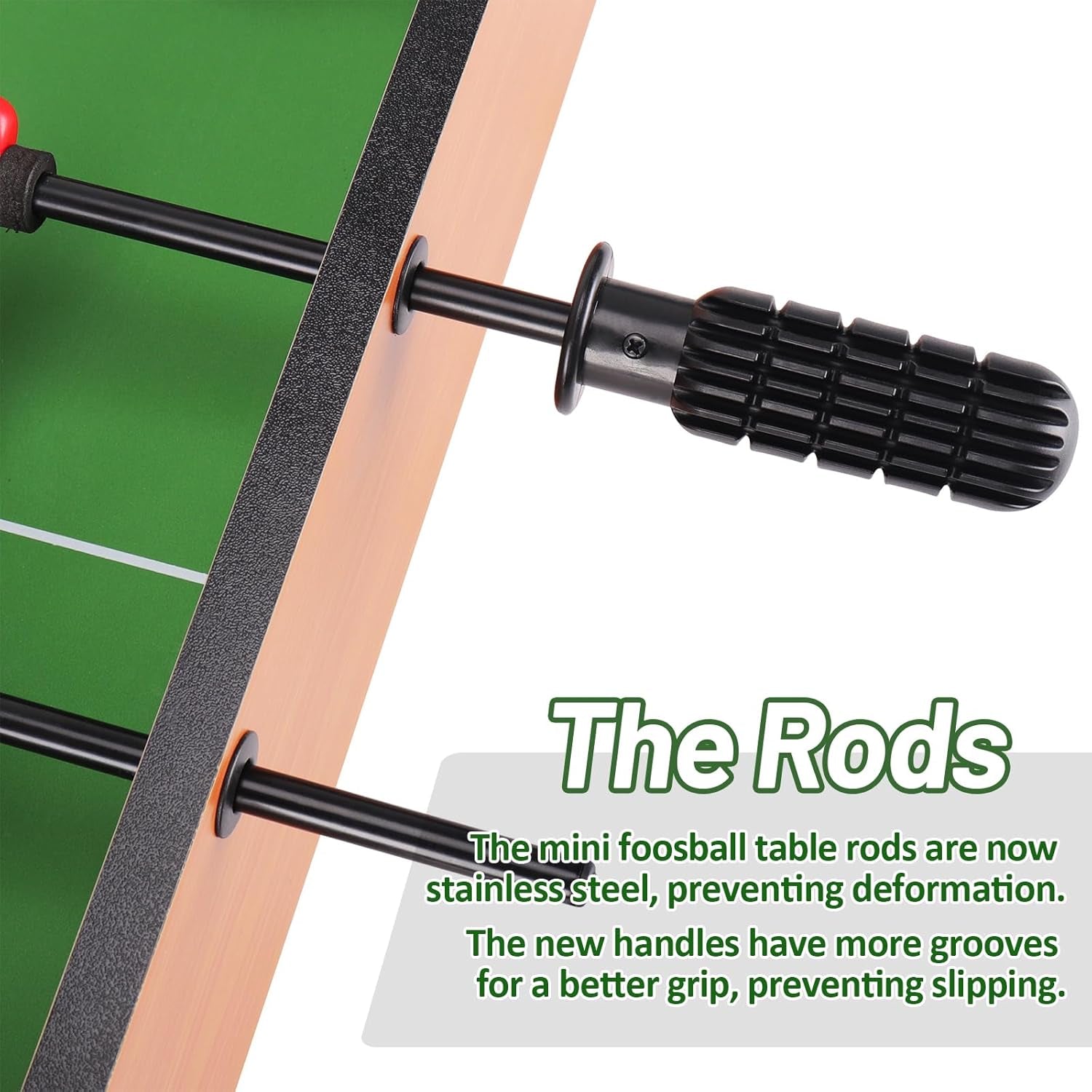 Mini Foosball Table (Upgrade) 20-Inch Foosball Table Adult Size Top Football/Soccer Game Table Easy to Store