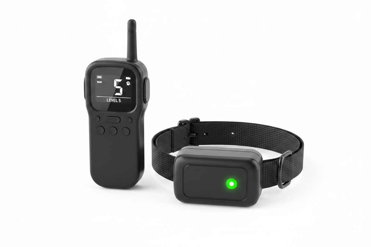 Anti Bark Dog Collar Electric Shock Vibration Sound with LED for Small Large Dogs