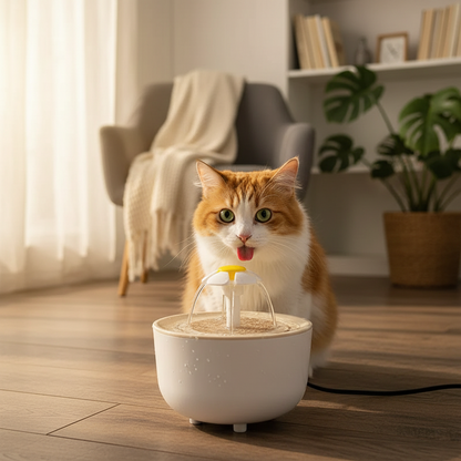 1200mL USB Electric Pet Water Fountain – Auto Filter & Silent Pump for Cats & Dogs