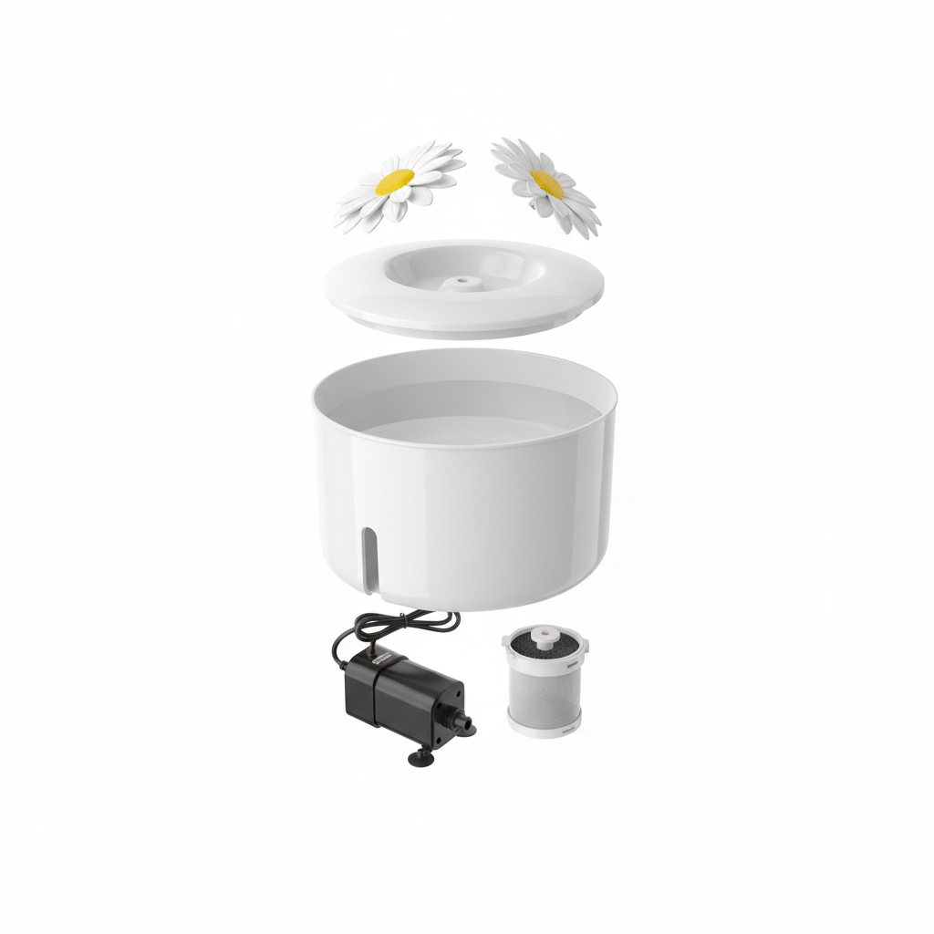 1200mL USB Electric Pet Water Fountain – Auto Filter & Silent Pump for Cats & Dogs