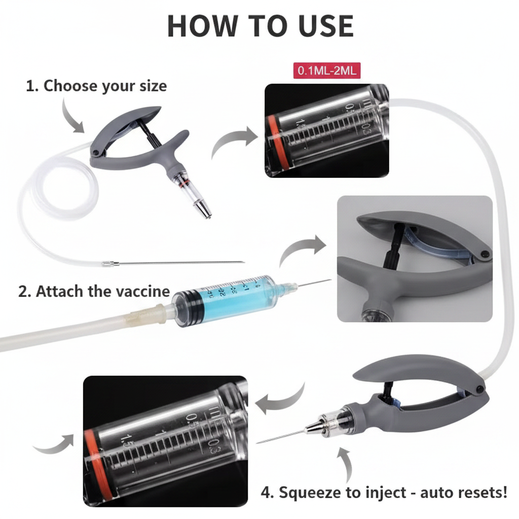 Automatic Continuous Syringe-Animal Adjustable Injector