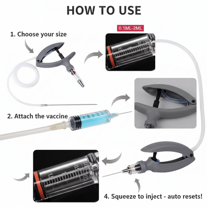 Automatic Continuous Syringe-Animal Adjustable Injector