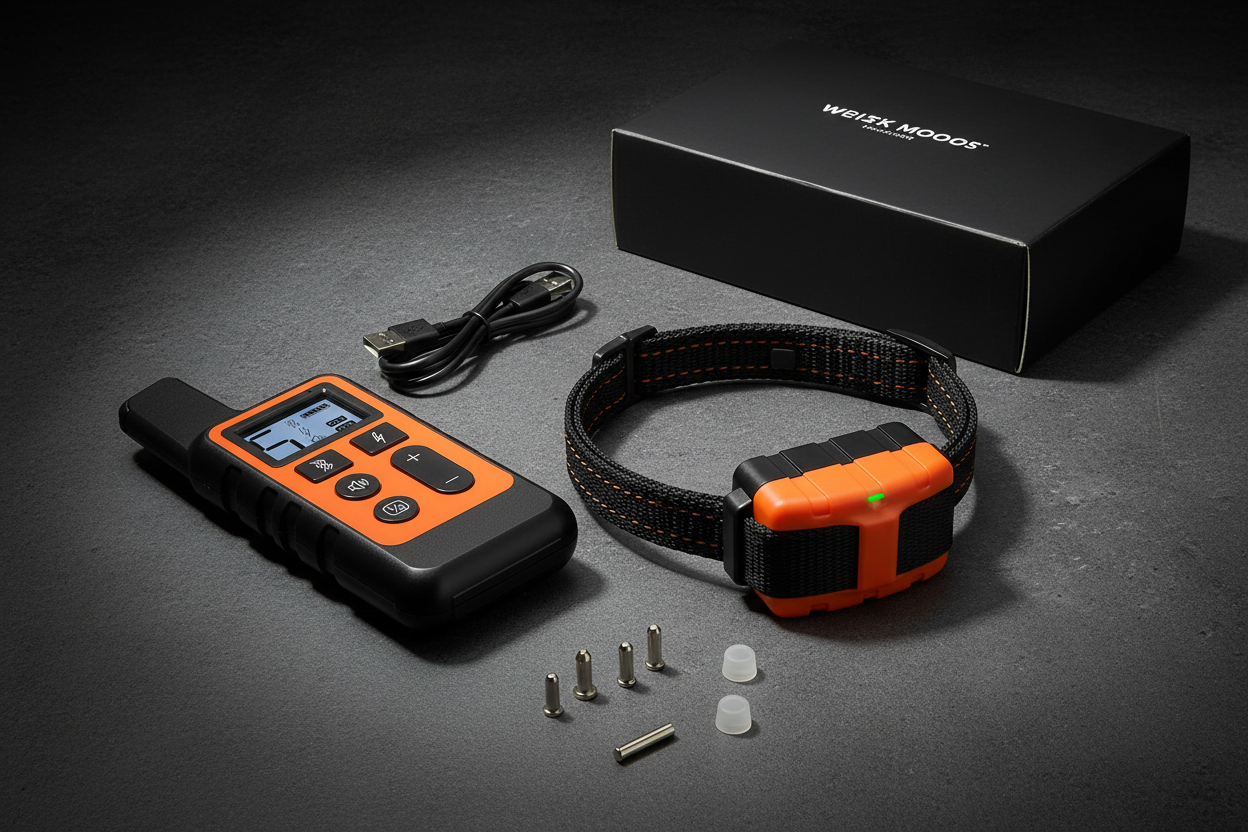 Anti Bark Dog Collar Electric Shock Vibration Sound with LED for Small Large Dogs
