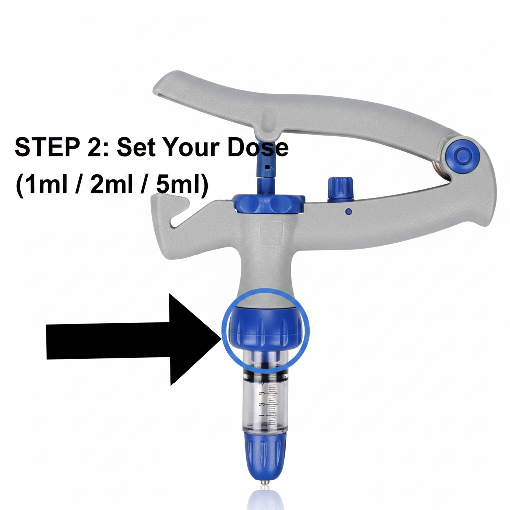 Automatic Continuous Syringe-Animal Adjustable Injector