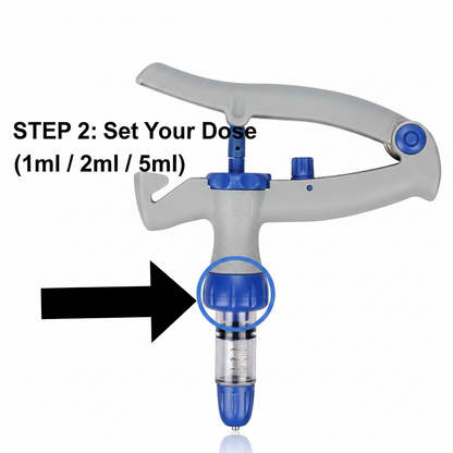 Automatic Continuous Syringe-Animal Adjustable Injector