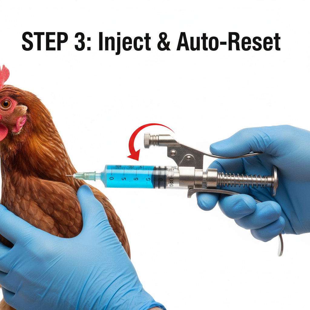 Automatic Continuous Syringe-Animal Adjustable Injector