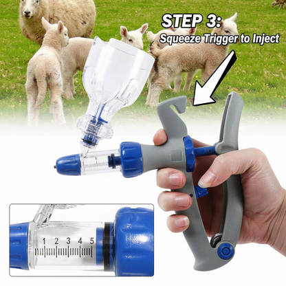 Automatic Continuous Syringe-Animal Adjustable Injector