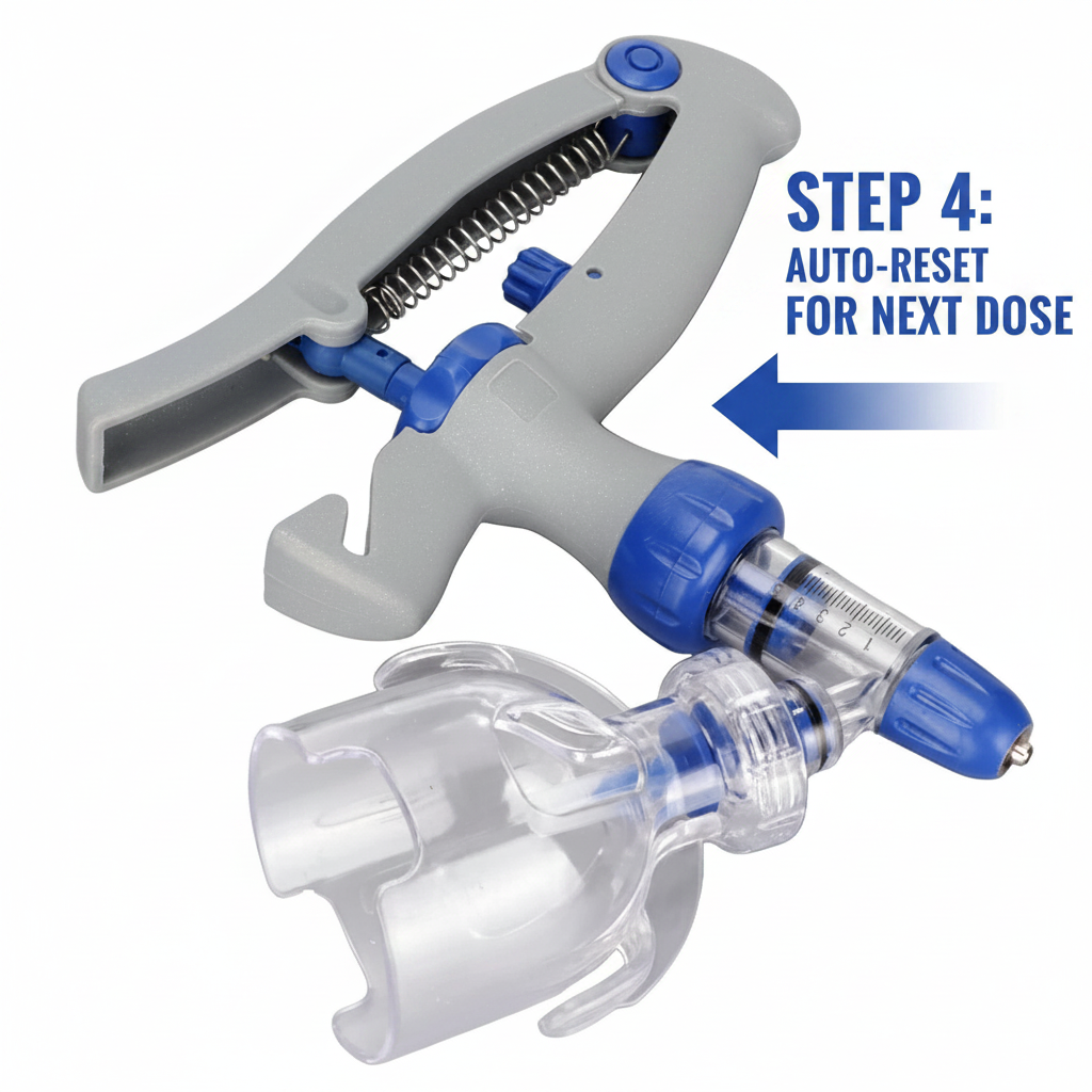 Automatic Continuous Syringe-Animal Adjustable Injector